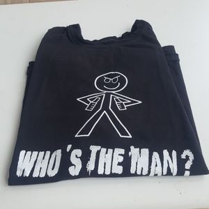 Who's the man t-shirt